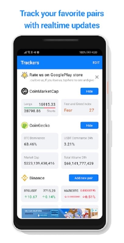 Signals – Crypto APK - screenshot 1