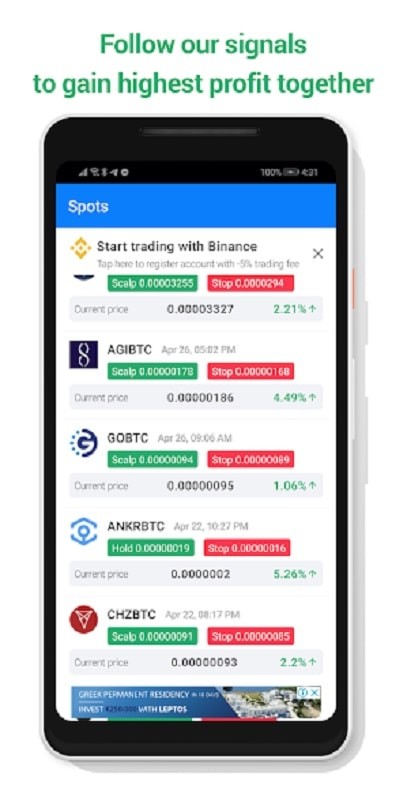 Signals – Crypto APK - screenshot 3