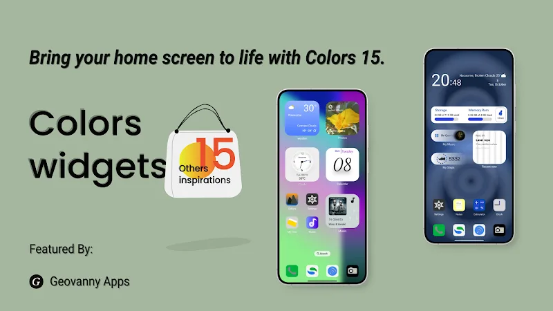 Color Widgets 15 For KWGT v30e3k36t260228 APK (Full Version) - screenshot 1
