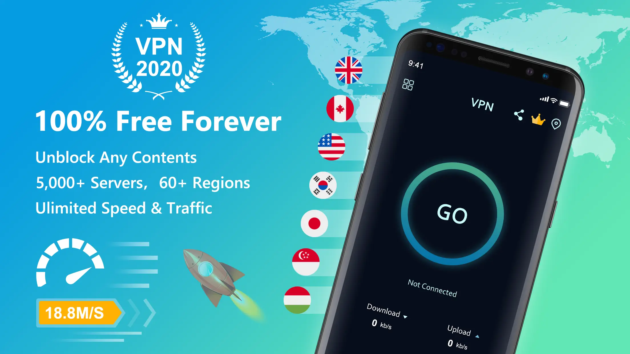Free VPN Super - screenshot 1