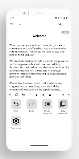 Lite Writer - screenshot 2