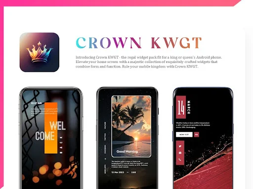 Crown KWGT - screenshot 1