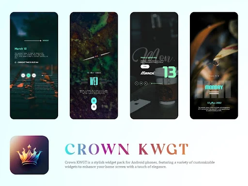 Crown KWGT - screenshot 2