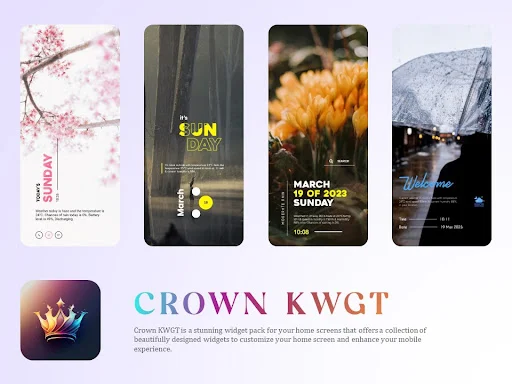 Crown KWGT - screenshot 4