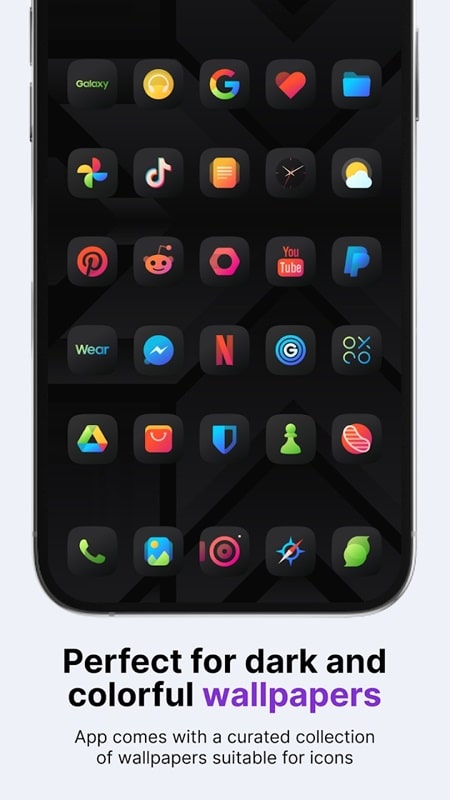 Athena Dark Icon Pack APK - screenshot 1
