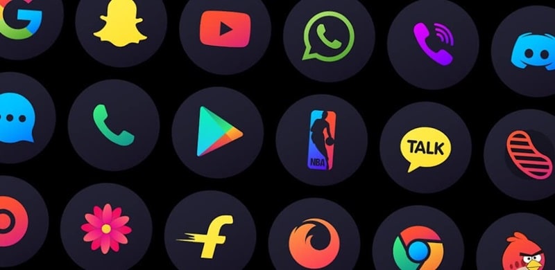Hera Dark Icon Pack APK - app icon
