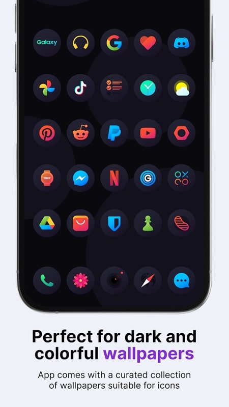 Hera Dark Icon Pack APK - screenshot 1