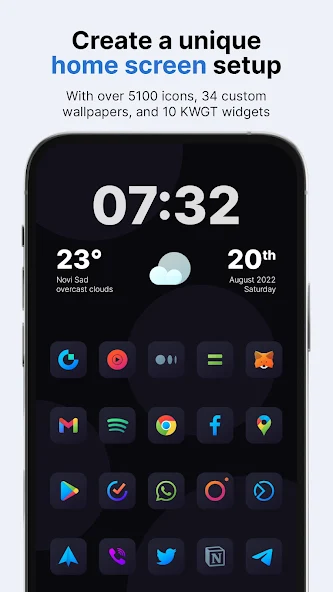 Nova Dark Icon Pack - screenshot 1