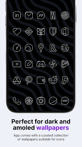 Vera Outline White Icon Pack - screenshot 2