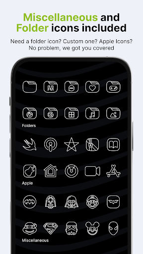 Vera Outline White Icon Pack - screenshot 5