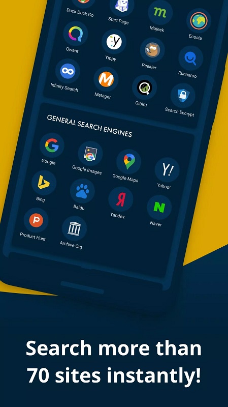 Snap Search Incognito Browser APK - screenshot 3