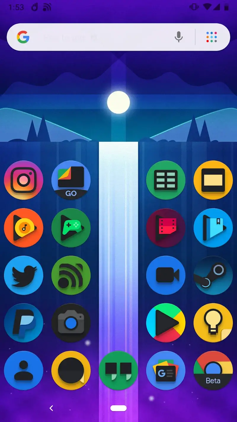 Baked - Dark Android Icon Pack - screenshot 1