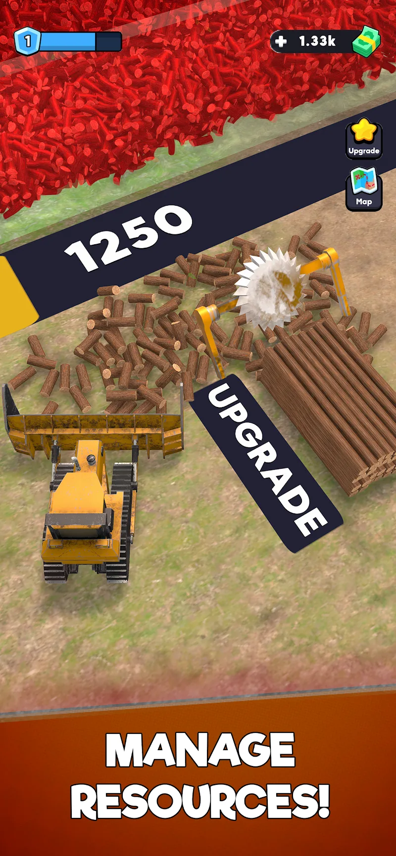 Idle Lumber Chopper Empire Inc - screenshot 2