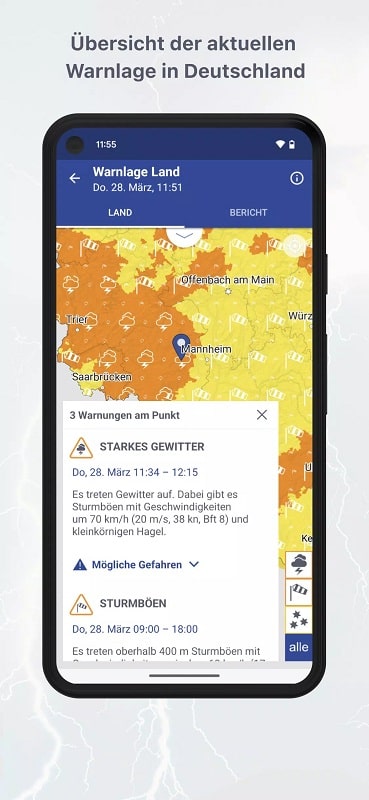 WarnWetter APK - screenshot 4