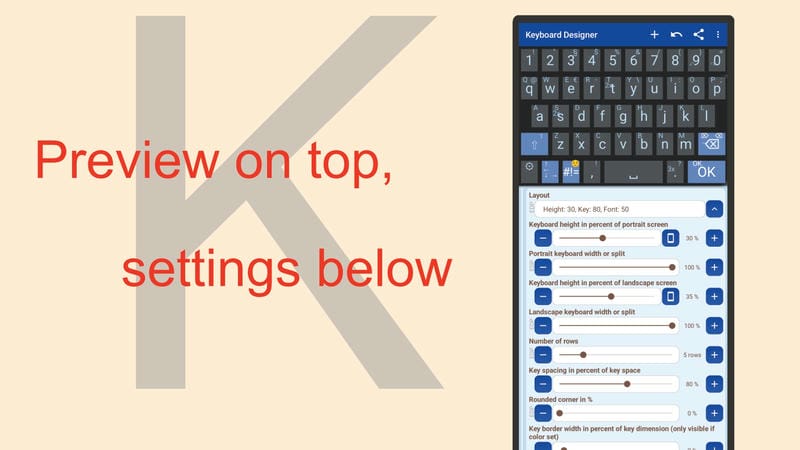 Keyboard Designer APK - screenshot 1