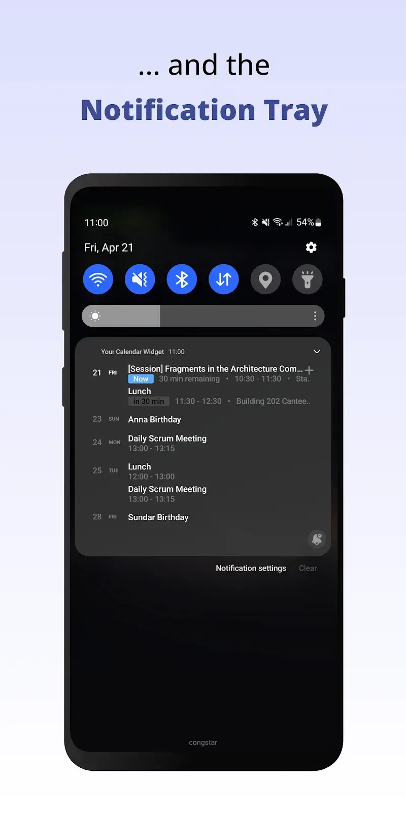 Your Calendar Widget - screenshot 2