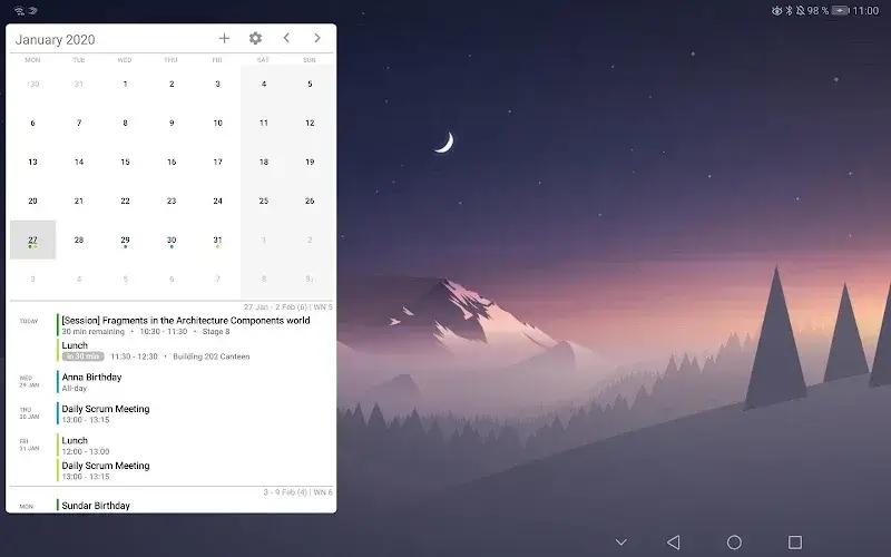Your Calendar Widget - screenshot 6