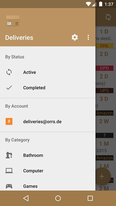 Deliveries Package Tracker APK - screenshot 2