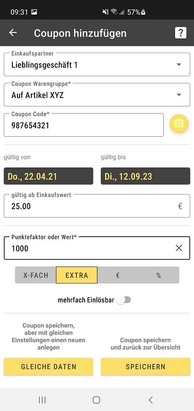 Extreme Couponing Manager APK - screenshot 4