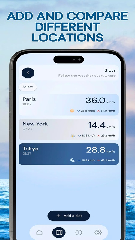 Wind Compass Speed, Beaufort APK - screenshot 1