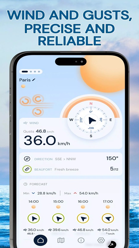 Wind Compass Speed, Beaufort APK - screenshot 2