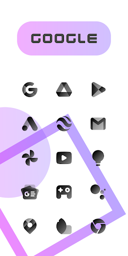 CHIC DARK Icon Pack - screenshot 1