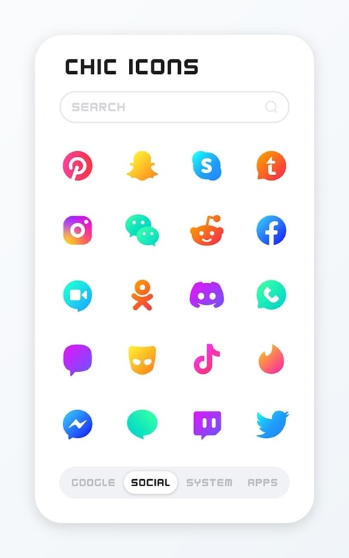 CHIC Icon Pack APK - screenshot 1