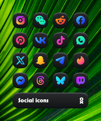 One UI 3D Dark Icon Pack - screenshot 3
