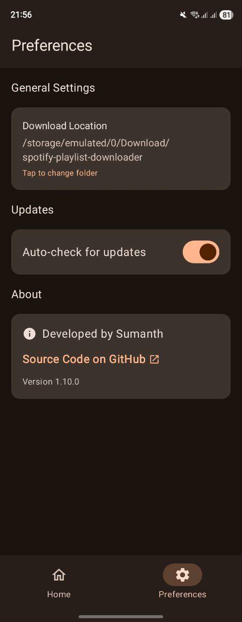 Spotify Playlist Downloader v1.10.0 APK (Latest Version) - screenshot 2