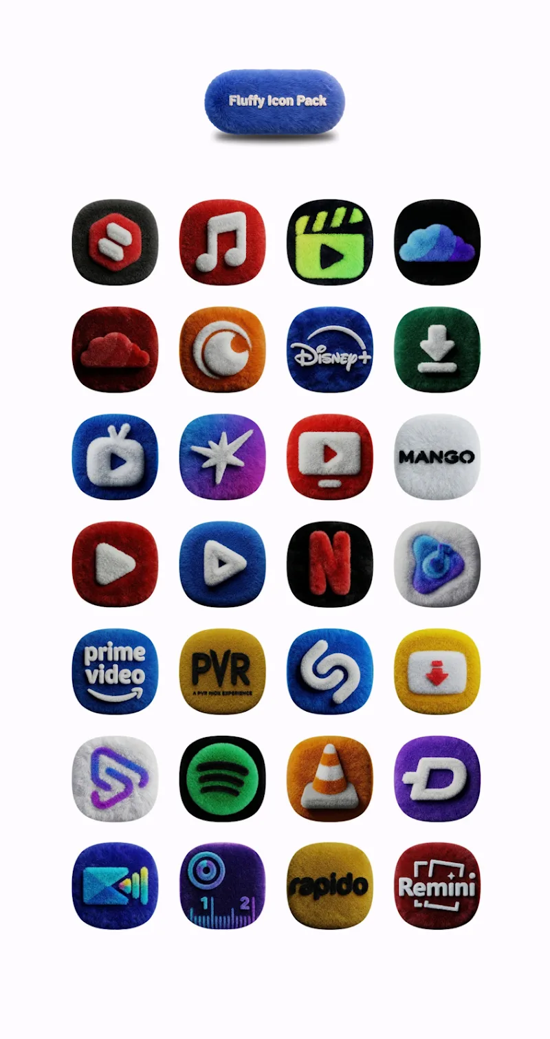 One UI Fluffy Icon Pack v4.0 APK (Full Version) - screenshot 2