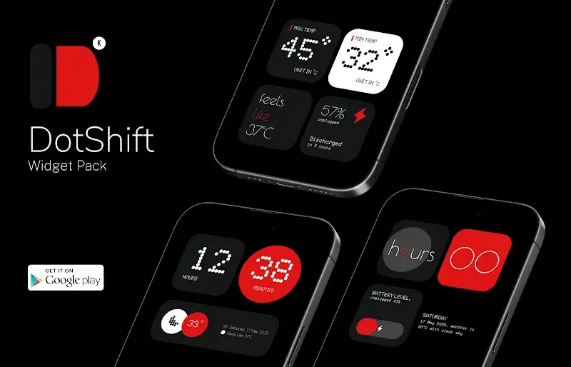 DotShift Widgets For KWGT v1.1.2 APK (Full Version) - screenshot 2