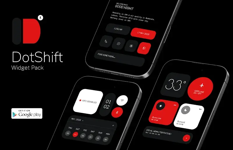 DotShift Widgets For KWGT v1.1.2 APK (Full Version) - screenshot 3