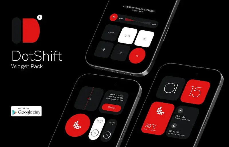 DotShift Widgets For KWGT v1.1.2 APK (Full Version) - screenshot 4