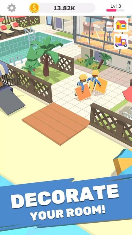 Idle Decoration Inc APK - screenshot 2