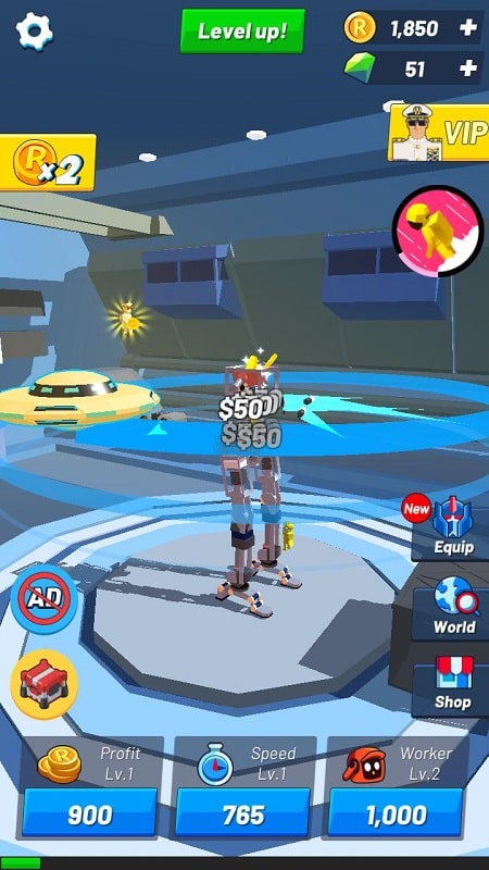 Idle Robot Inc APK - screenshot 1