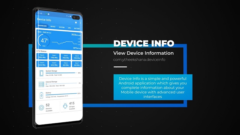 Device Info System &amp; CPU Info APK - app icon