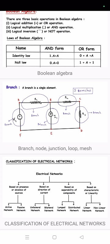 Electrical Engineering Notes APK - screenshot 2