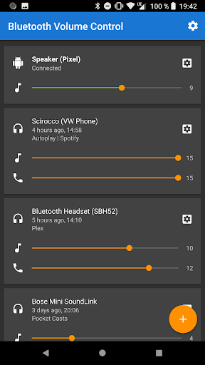 Bluetooth Volume Manager - screenshot 1