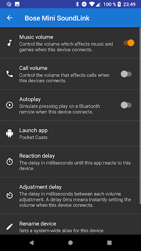 Bluetooth Volume Manager - screenshot 2