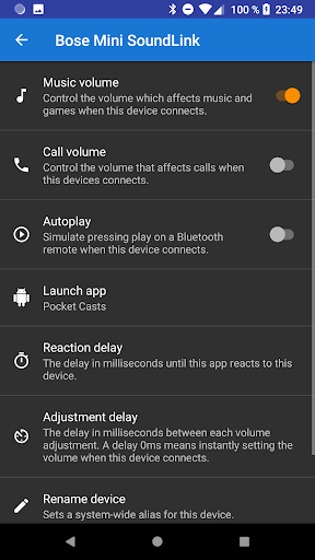 Bluetooth Volume Manager - screenshot 2