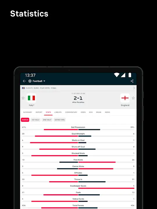 FlashScore Plus - screenshot 2