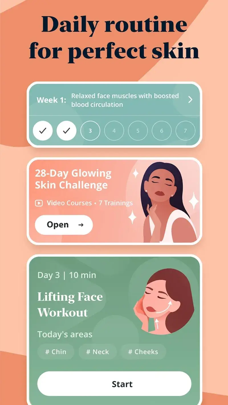 Luvly Face Yoga & Exercise - screenshot 4