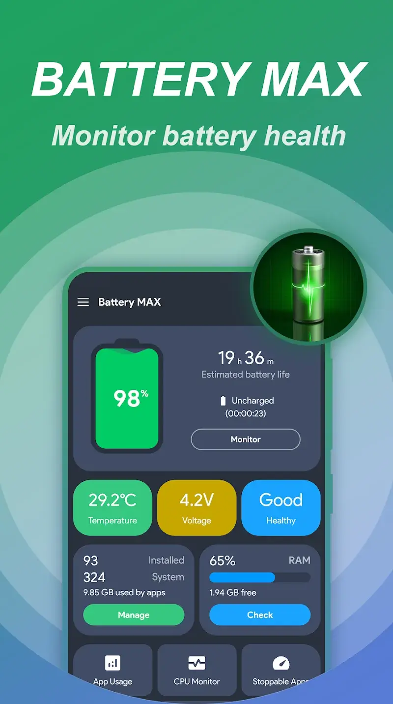 Battery MAX - screenshot 1