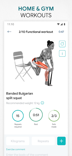 Fitness App - screenshot 2