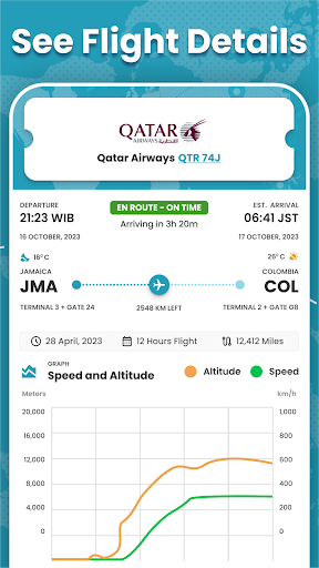 Flymat Live Flight Tracker - screenshot 4