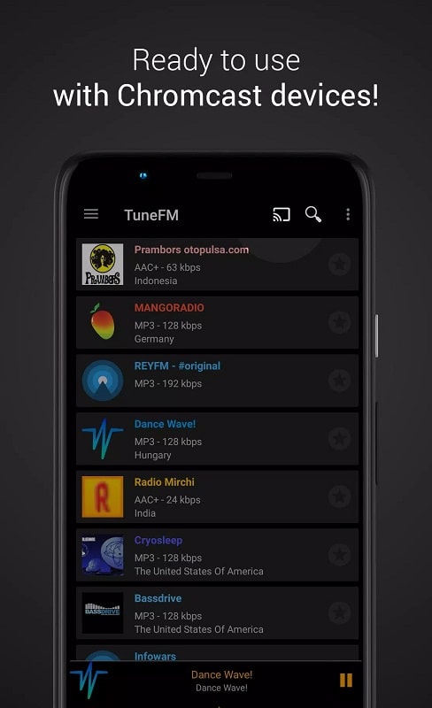 TuneFm APK - screenshot 1