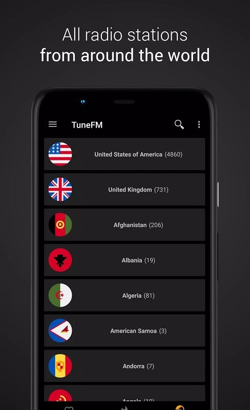TuneFm APK - screenshot 2