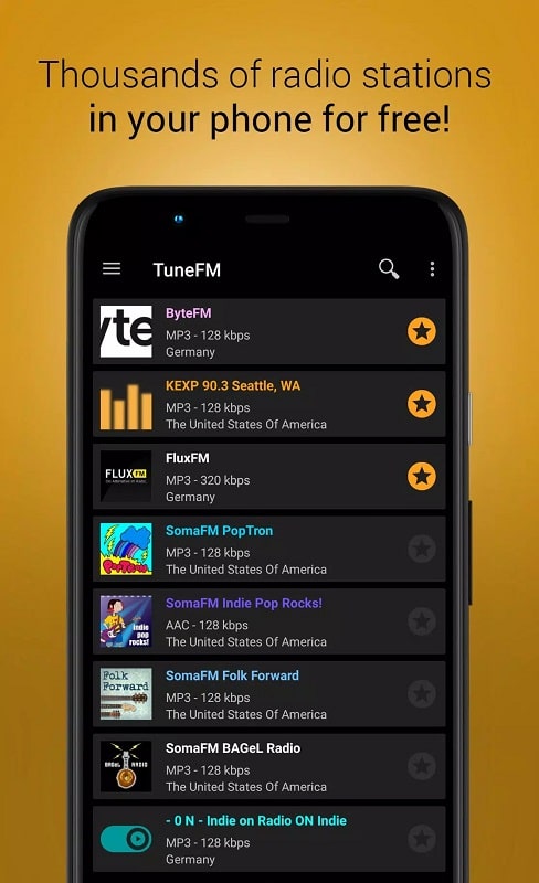 TuneFm APK - screenshot 3