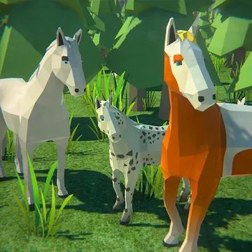 Horse Simulator 3D: Animal Family Wild Herd Game MOD APK icon