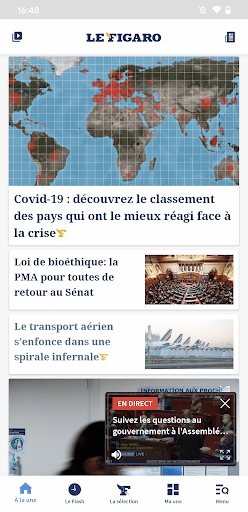 Le Figaro - screenshot 1
